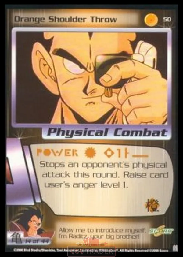 Orange Shoulder Throw #50