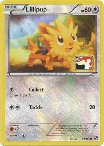 Lillipup #81 (Pokemon League Holo)