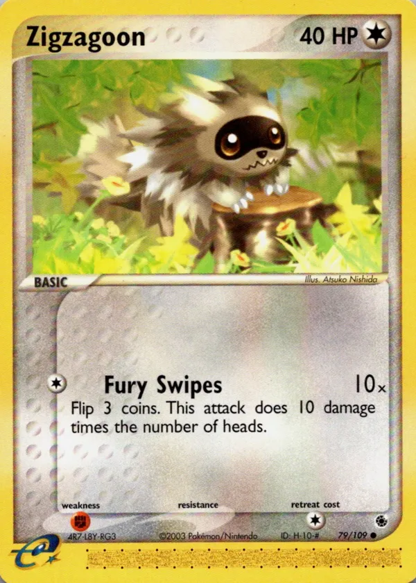 Zigzagoon #79 (Serial 4R7-L8Y-RG3)