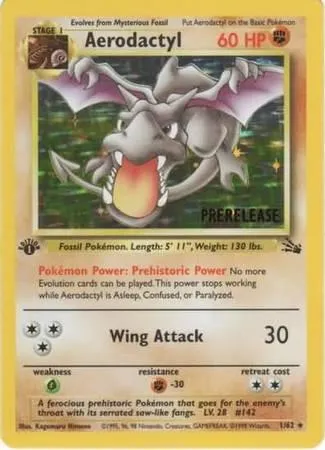 Aerodactyl #1 (Prerelease (Brown Stamp))