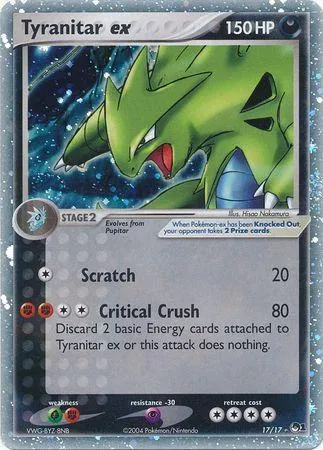 Tyranitar ex #17 (Holo)