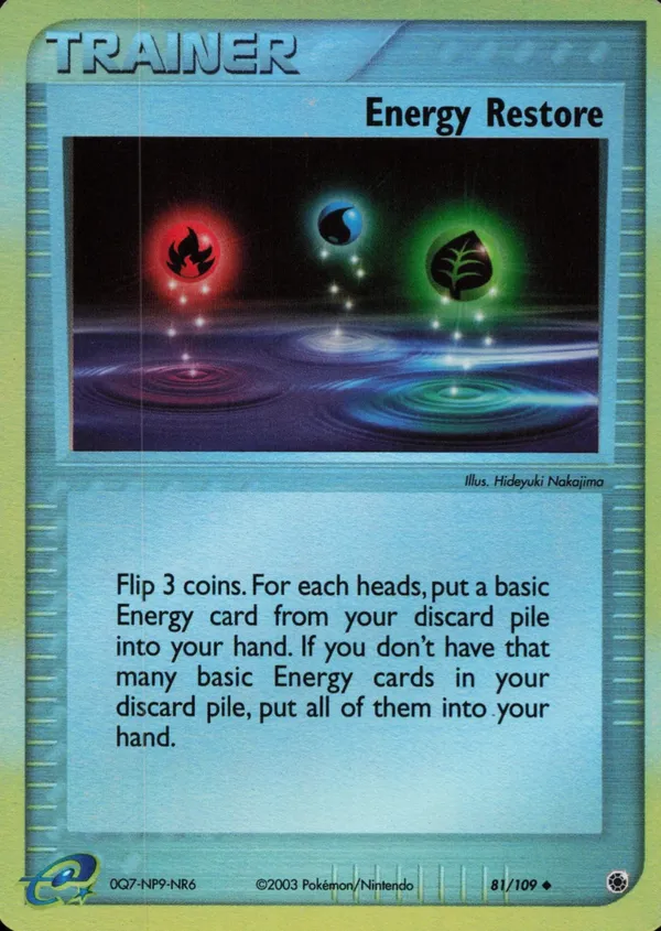 Energy Restore #81 (Serial 0Q7-NP9-NR6)