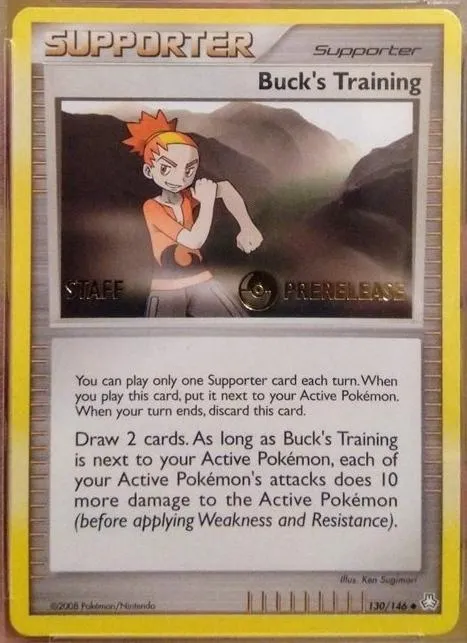Buck's Training #130 (Prerelease (Staff))