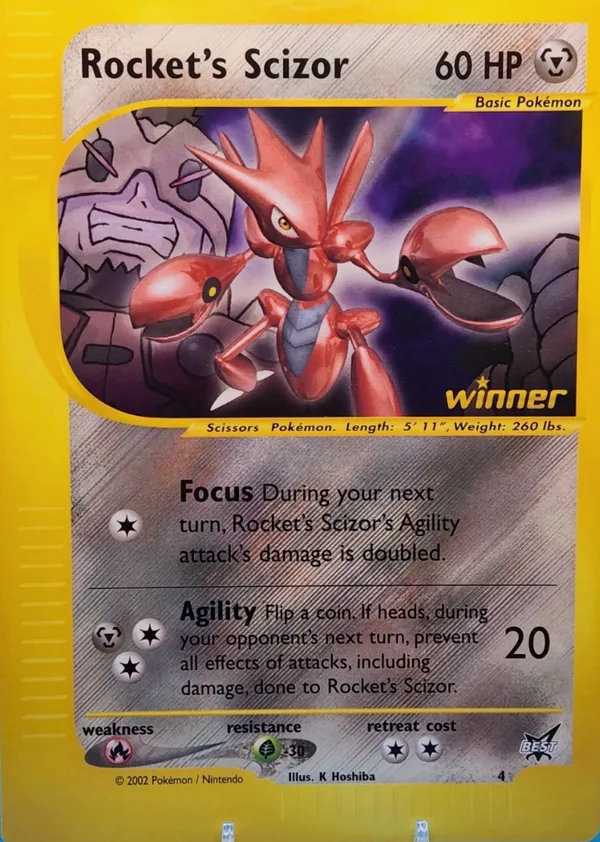 Rocket’s Scizor #4 (Winner (Jumbo))
