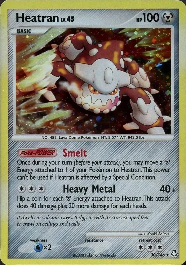 Heatran #30 (Cosmos Holo (Metal Surge))