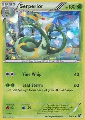 Serperior #5 (Cracked Ice Holo)
