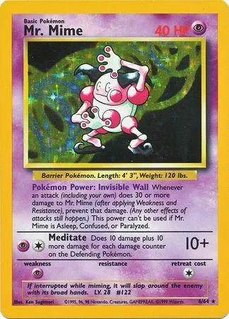 Mr. Mime #6 (No Set Symbol)