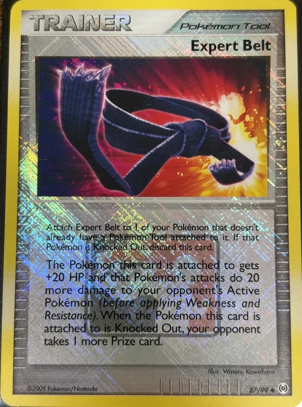 Expert Belt #87 (Pokemon League Holo)