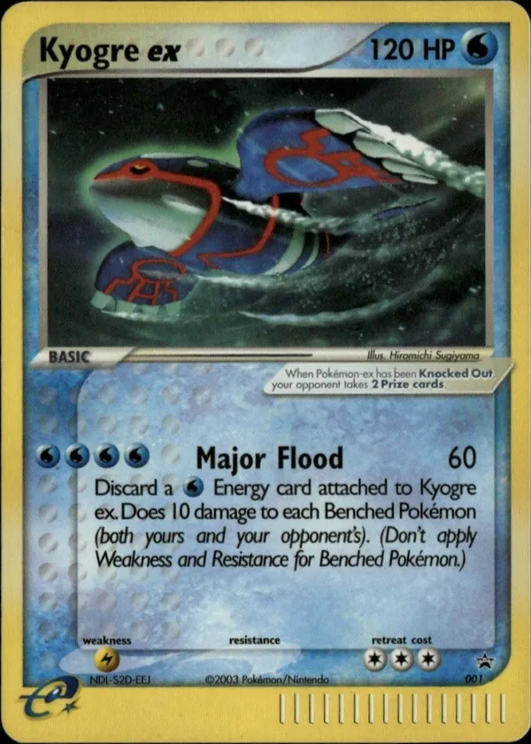 Kyogre ex #1 (No e-Reader Code)