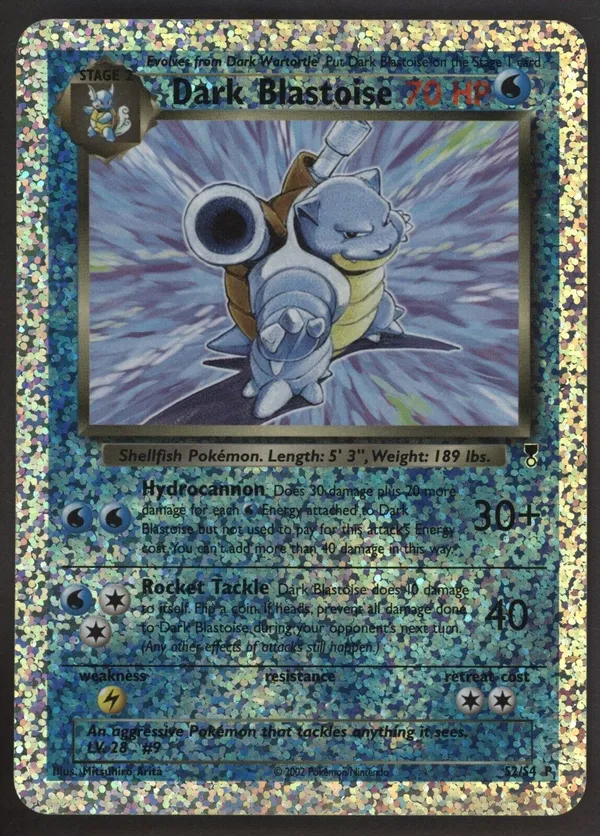 Dark Blastoise #4 (Box Topper (Jumbo))