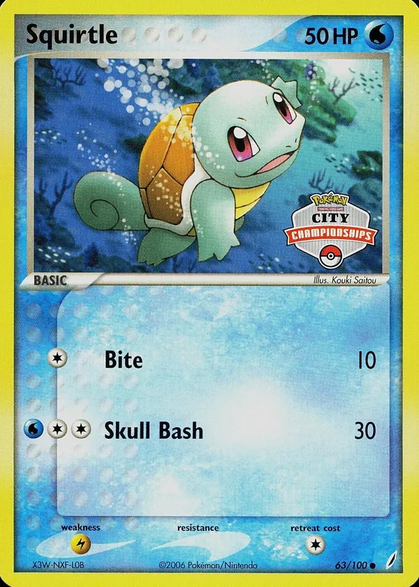 Squirtle #63 (City Championships)