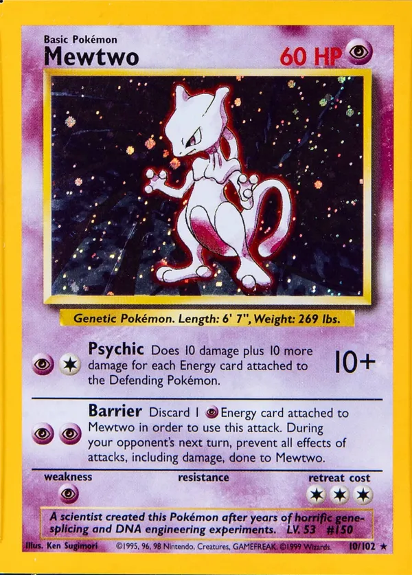 Mewtwo #10 (Cosmos Holo)