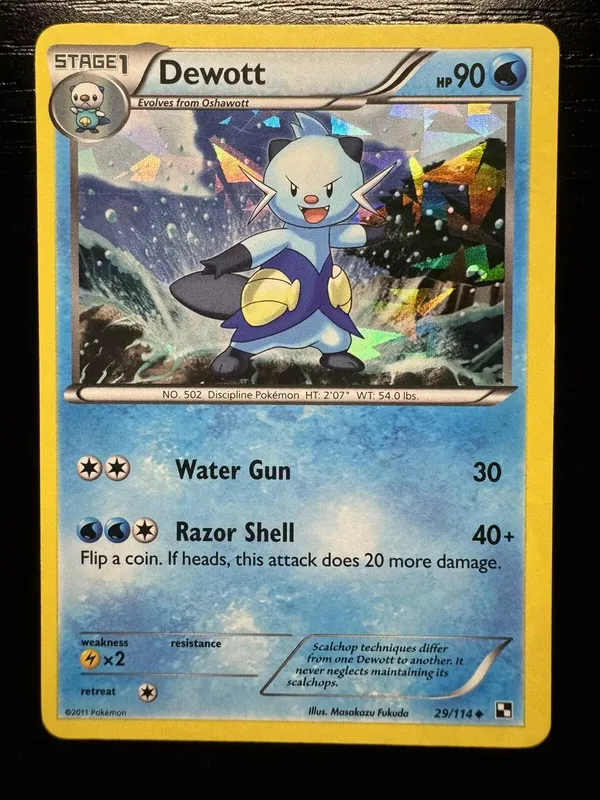Dewott #29 (Cracked Ice Holo)