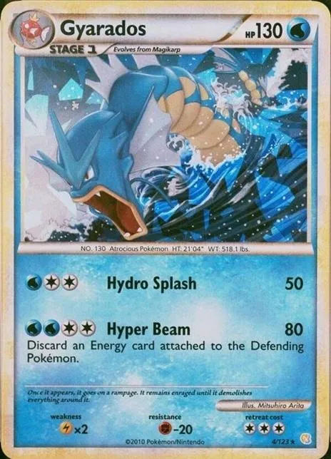 Gyarados #4 (Cracked Ice (Holo))