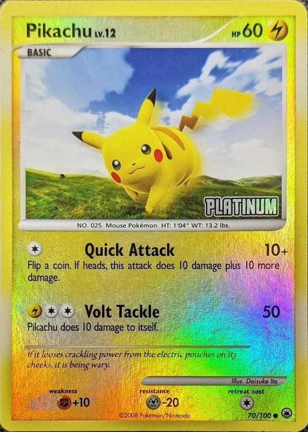 Pikachu #70 (Platinum Stamped)