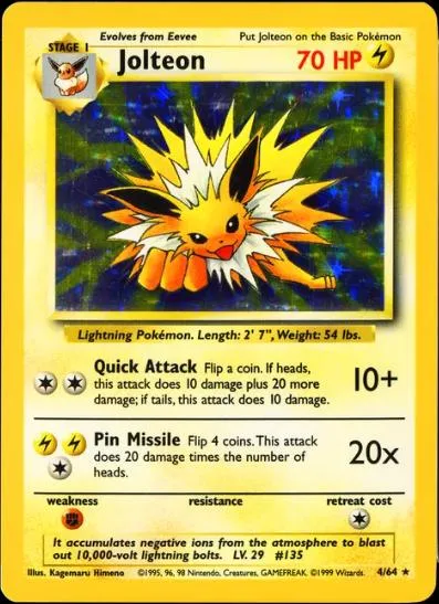 Jolteon #4 (No Set Symbol)