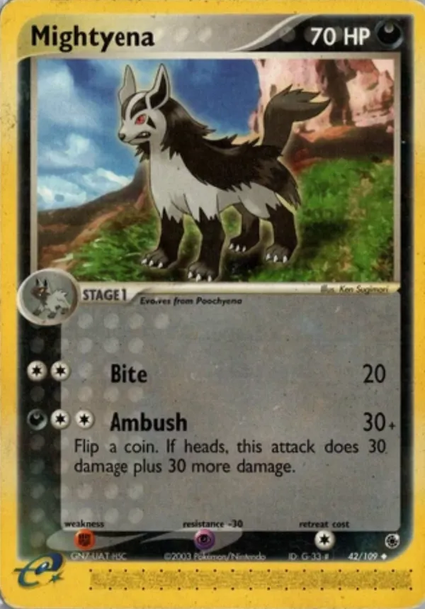 Mightyena #42 (Serial GN7-UAT-H5C)