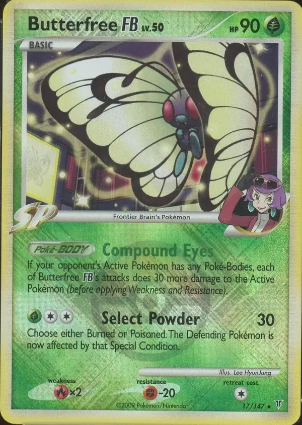 Butterfree FB #17 (Pokemon League (Holo))