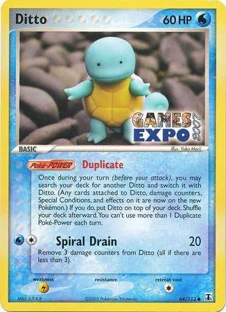 Ditto (Squirtle) #64 (Games Expo)