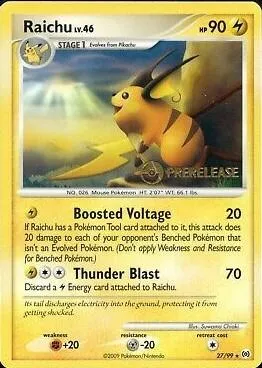 Raichu #27 (Prerelease)