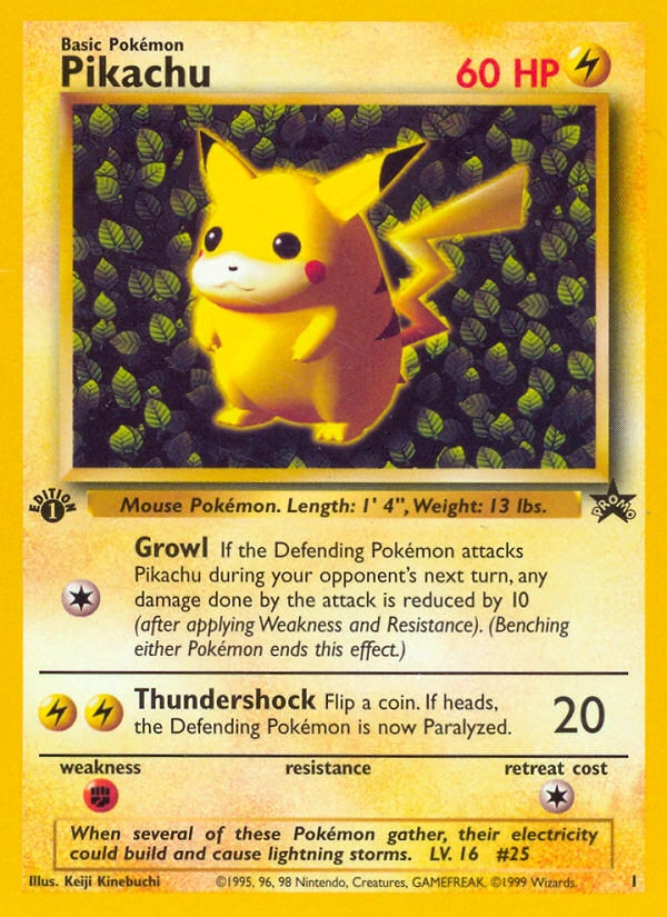 Pikachu #1 (First Edition Error)