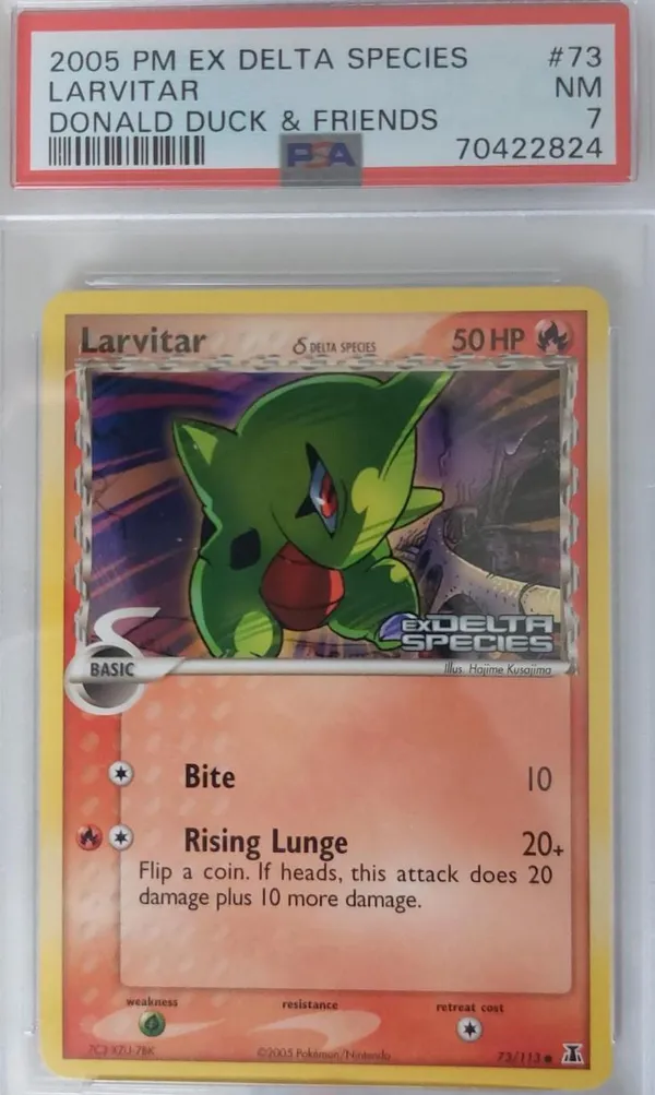 Larvitar δ #73 (Donald Duck Stamp)