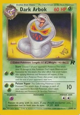 Dark Arbok #19 (Wizards (W) Stamp)
