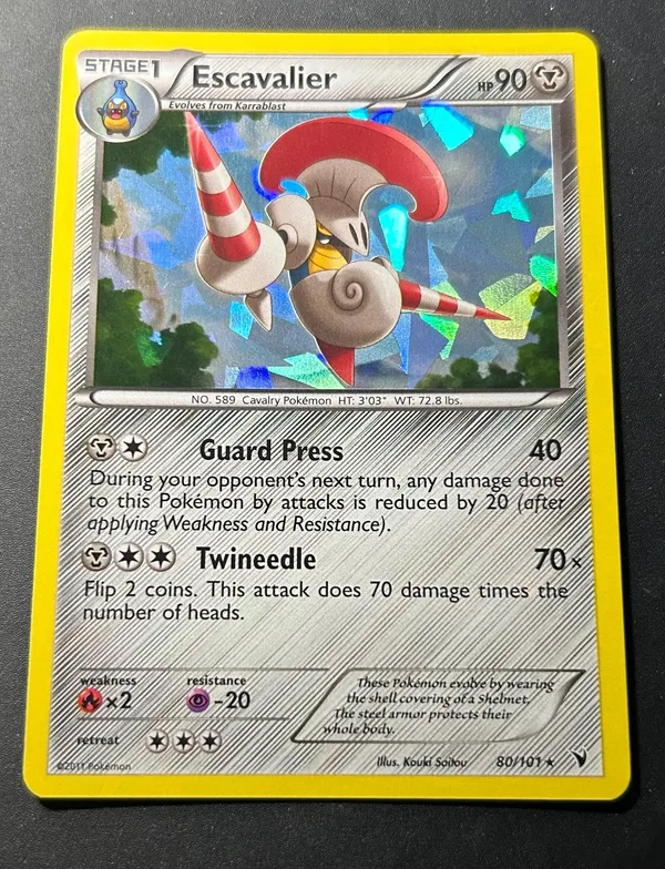 Escavalier #80 (Cracked Ice Holo)