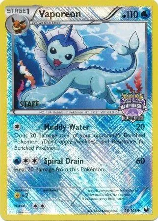 Vaporeon #25 (State Championships (Staff))