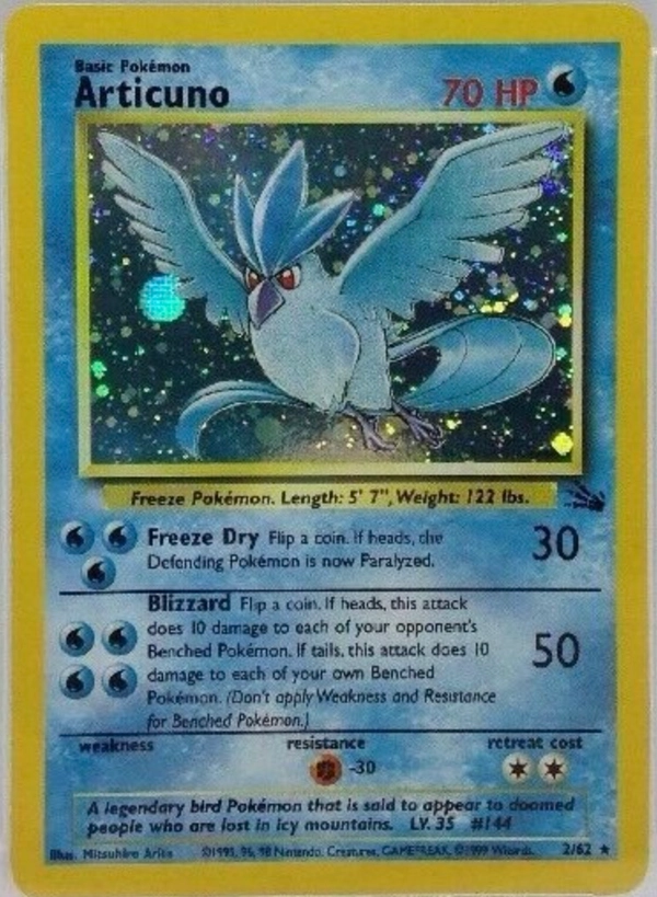 Articuno #2 (Cosmos Holo Test Print)