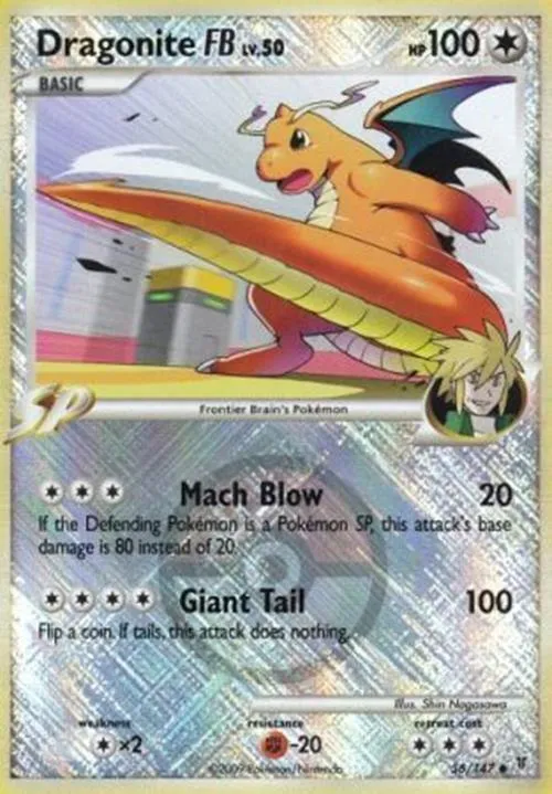 Dragonite FB #56 (Pokemon League (Holo))