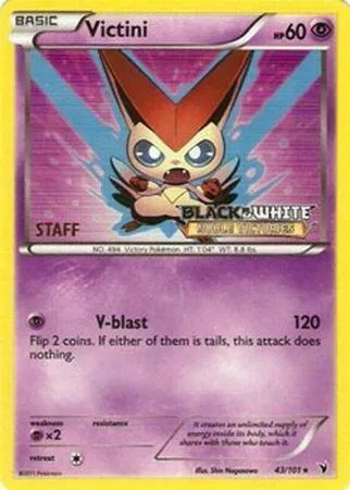 Victini #43 (Prerelease (Staff))