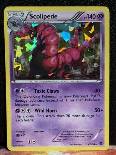 Scolipede #40 (Cracked Ice Holo)