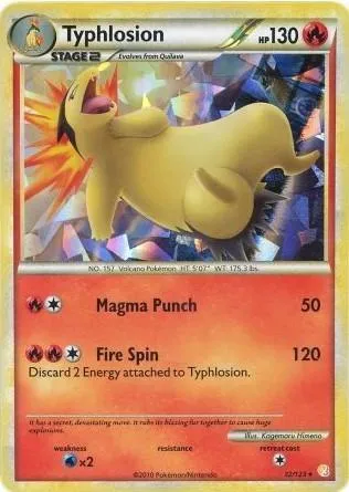 Typhlosion #32 (Cracked Ice (Holo))
