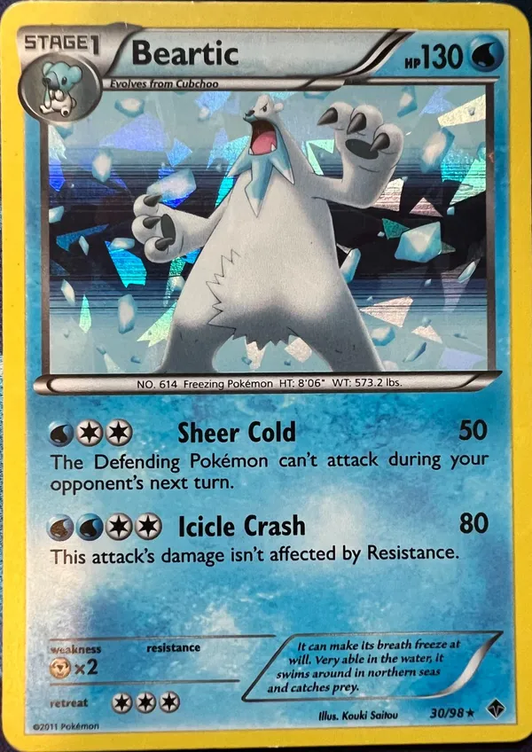 Beartic #30 (Cracked Ice Holo)