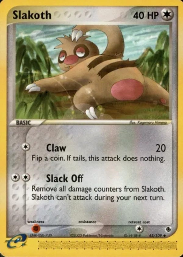 Slakoth #45 (Serial UHR-0S0-7UX)