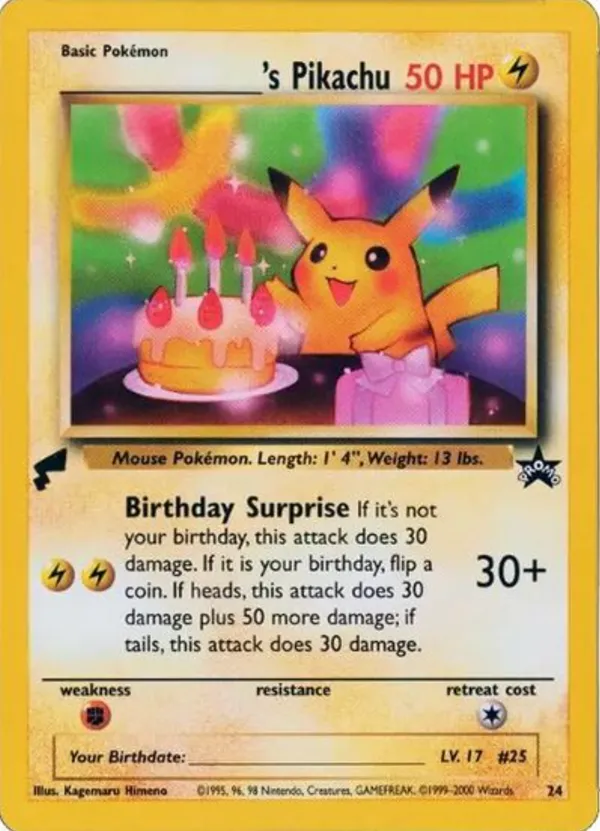 ___________'s Pikachu #24 (World Collection)