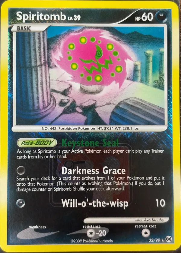 Spiritomb #32 (Pokemon League Holo)
