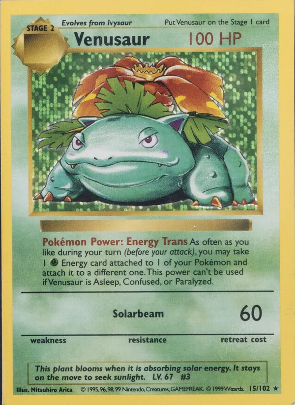 Venusaur #15 (Disco Holo)