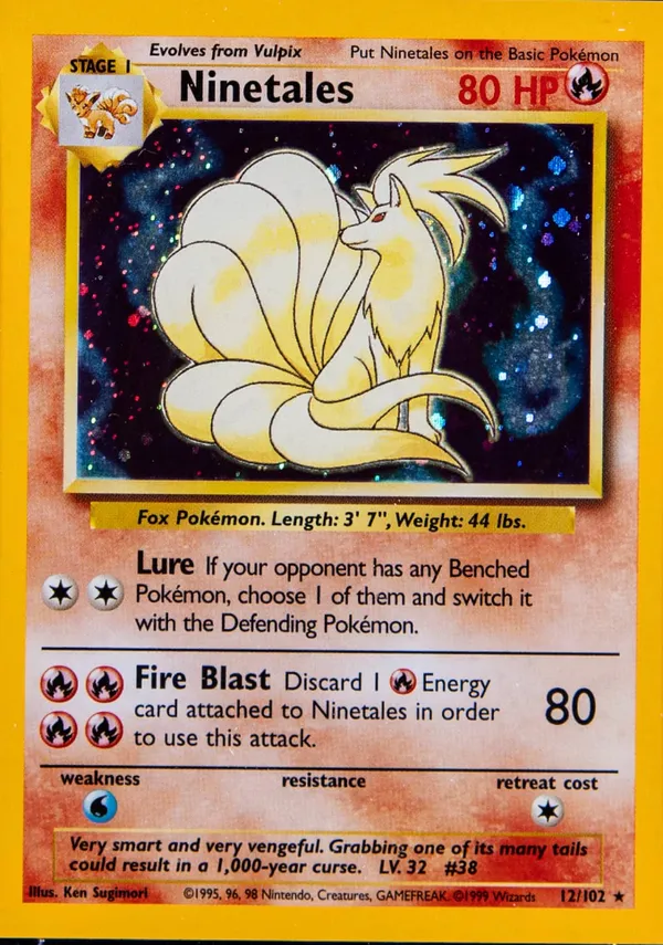 Ninetales #12 (Cosmos Holo)
