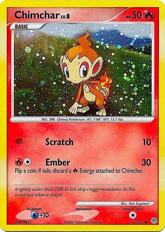 Chimchar #76 (Cosmos Holo)