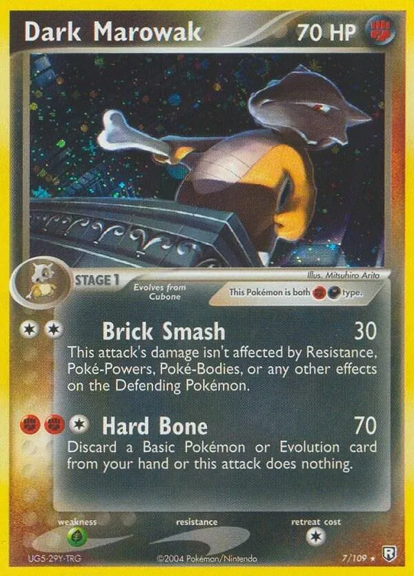 Dark Marowak #7 (Non-holo)