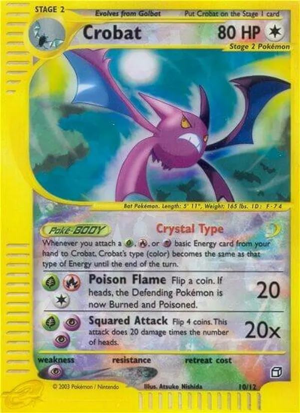 Crobat #147 (Holo Box Topper (Jumbo))