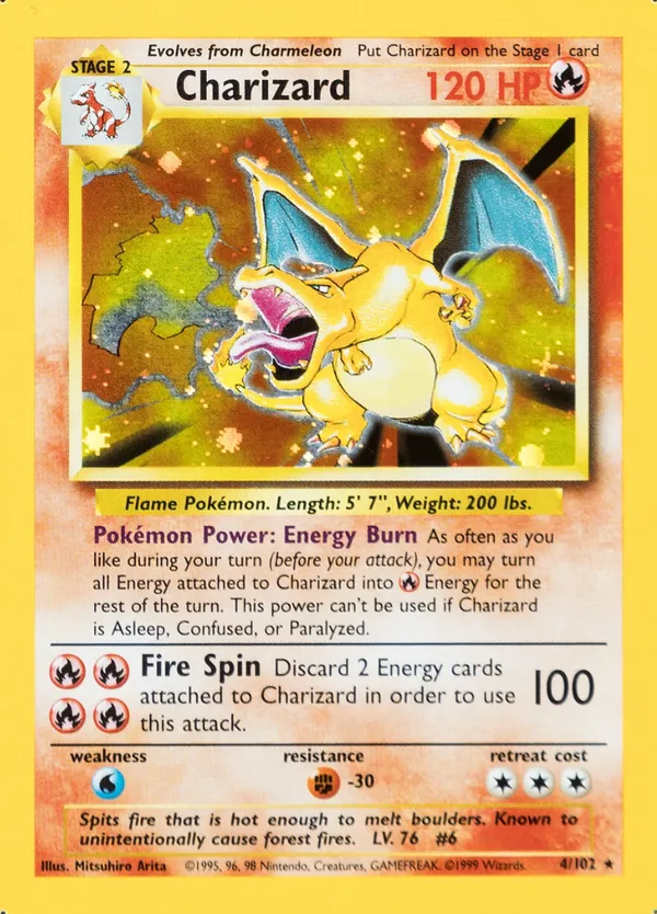 Charizard #4 (Cosmos Holo)