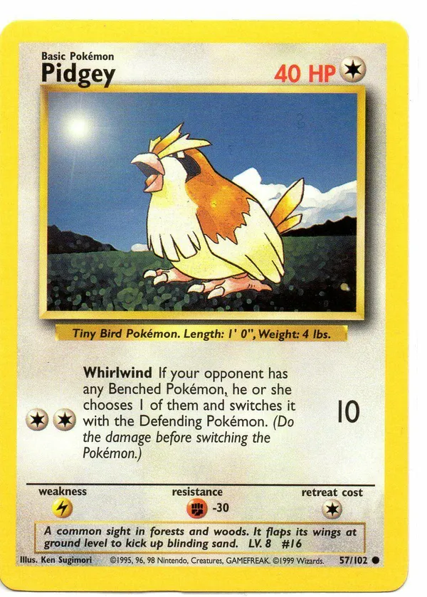 Pidgey #57 (Trainer Deck B)