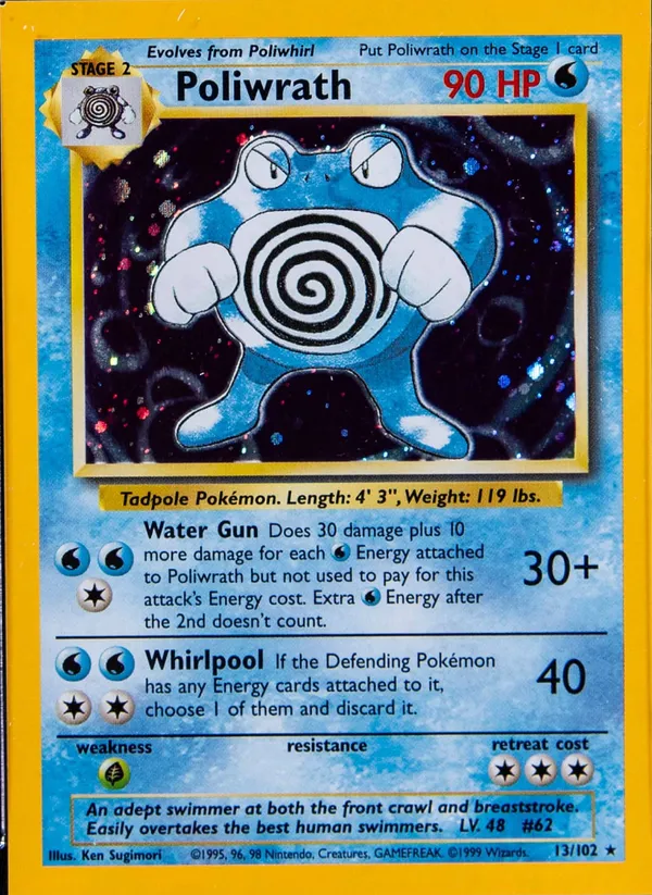 Poliwrath #13 (Cosmos Holo)