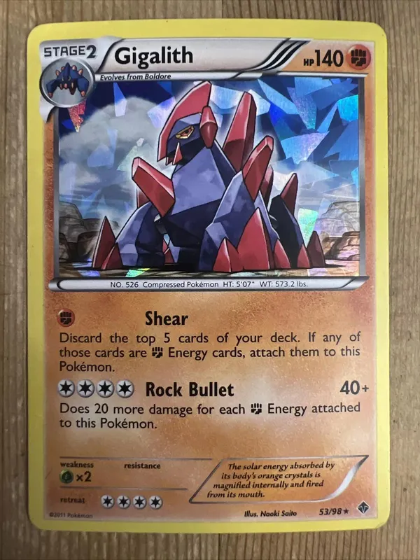 Gigalith #53 (Cracked Ice Holo)