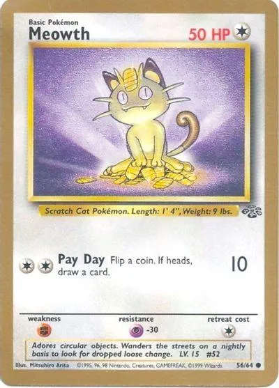 Meowth #56 (Gold Border)