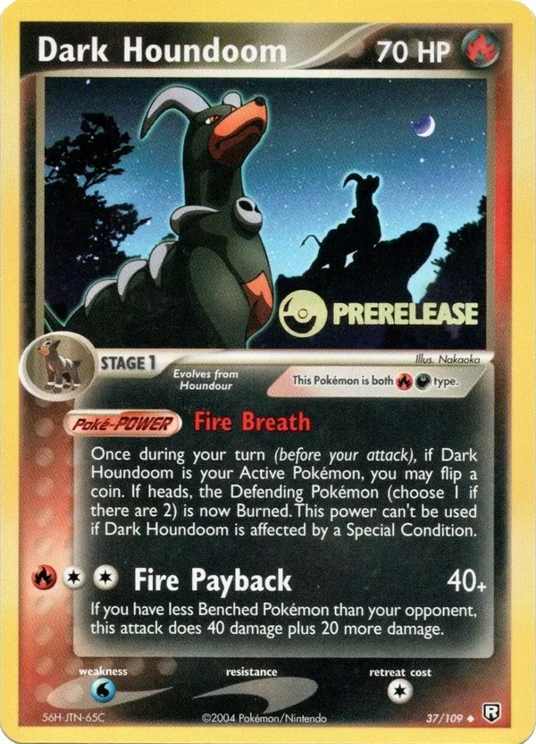 Dark Houndoom #37 (Prerelease)