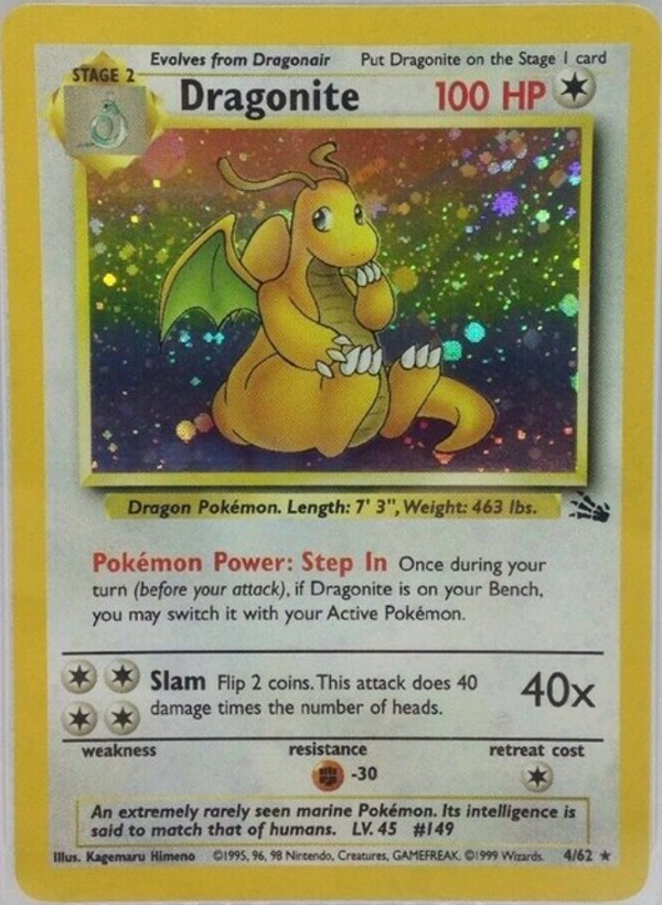 Dragonite #4 (Cosmos Holo Test Print)